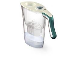 Laica Carmen Tosca Caraffa Filtrante, Crema/Verde Scuro, 27.62x9.4600000000000009x27.44 cm