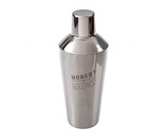 Mens Society IzolaÂ âÂ Acciaio Inox Honest to Goodness Shaker per Cocktail, Argento