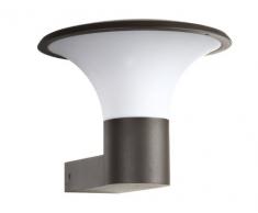 Trio 220160142 Lampada da Parete per Esterni LED Path Light Alluminio pressofuso con 1 lampadina E27 inclusa / 4 W Altezza 22 cm / Diametro 27 cm, Antracite