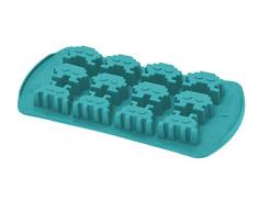 HappyFlex HF05623 Ghiaccinvaders Formaghiaccio, Silicone, Blue, 30x17.5x4 cm