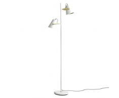 Kenay Home Pure - Lampada da terra decorativa, colore: bianco