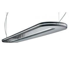 Morosini 0801SO#06SKFL Lampada a Sospensione G5, 54 W, Grigio, 130 x 21 cm