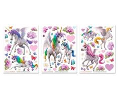 Walltastic 45989 Wall Stickers, Multi-Colour, 3 Large Sheets