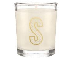 WAX LYRICAL Candela votiva S â Lampone e Vaniglia â Alfabeto