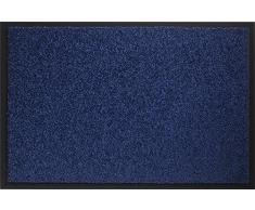 ID Opaco 406005Â Mirande Tappeto Zerbino Fibre Nylon/PVC gommata Blu Marino 60Â x 40Â x 0,9Â cm