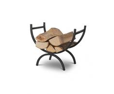 Garden Trading - Portalegna in Ferro, Colore: Nero