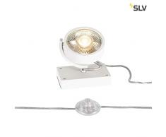 SLV Kalu lampada da terra, Alluminio, Bianco