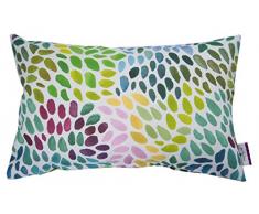 Tom Tailor T di Colorful Spots Fodera per Cuscino, Cotone, Verde/Multi, 30Â x 50Â x 0.05Â cm