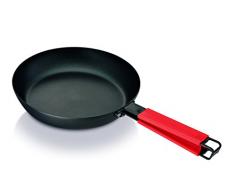 Beka - Padella per friggere in lamiera dacciaio, colore: Nero, Lamiera di acciaio, Nero , â20 cm