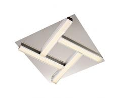 Stylehome Lampada LED da parete o da Soffitto Lampada LED integrato per lampade efficiente a Plus 40 x 40 x 6 cm SX8239 â 04 A â x48022