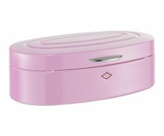 Wesco Elly Cestino per Il Pane, Acciaio Inossidabile, Acciaio Inox, Rosa, 26 x 41.5 x 14 cm