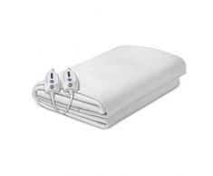 Daga Flexy-Heat CMN Protect Scaldino da Letto, 2 termoregolatori, 4 Livelli e Potenza 100W. Doppia Funzione: scaldaletto e Protezione Impermeabile, Bianco, 190x150