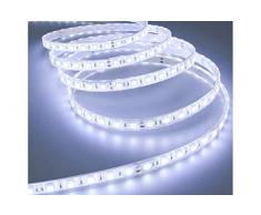BES 21109 Striscia Strip LED, Luce Fredda, 5 mt, Interni Adesiva, 300 SMD