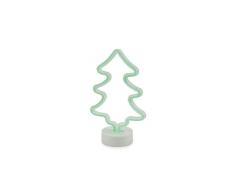 Galileo Casa 2197587 Albero di Natale Verde Lampada LED, Misure: l. 19 x h. 29 cm