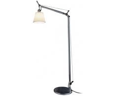 Artemide Tolomeo Lampada da Lettura Basculante, Pergamena, A014600+A014900