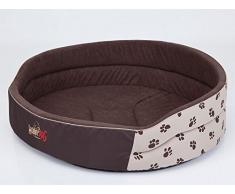 Hobbydog R3 PIABEZ4 - Cuccia per Cani, Misura 3, 52 x 38 cm, in Codura, Resistente ai Graffi, Prodotto Europeo, M, Beige, 900 g