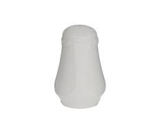 Premier Housewares - Saliera in Porcellana Goffrata, Colore: Bianco