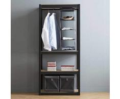 Dcasa - Scaffale modulare a 4 Ripiani, da Ufficio, per Decorazioni, Feste, Articoli per la casa, Unisex, per Adulti, Colore: Unico