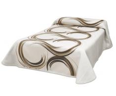 per Gli aeromobili Abbigliamento per Bambini Reig Marti Amore/CH 135 c 05 Coperta di Poliestere/Cotone/Acrilico Marrone 270 x 235 Centimetri