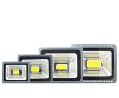 BES 20182 Faro LED, 30W, Luce Fredda, Esterno Cob, Faretto Impermeabile, Ip65