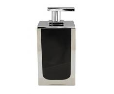 Grund z22280510Â Cube 7Â x 7Â x 14Â cm Nero Accessoires, Dispenser Sapone in Ceramica, 7Â x 7Â x 14Â cm
