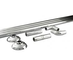 Colour Box - Binario per Doccia, 80 x 80 x 80 cm 4-Vie