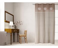 Soleil docre 031706 Tenda Ricamata in Cotone Eva con Occhielli