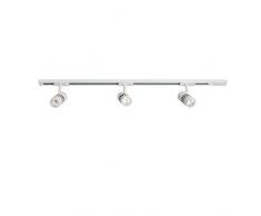 Sulion Focus Lampada da soffitto con 3 faretti LED, 8Â W, Bianco, 100Â x 10Â x 16Â cm, 100 x 10 x 16 cm