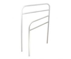 MSV 141665Â Piantana portasciugamani in Metallo/Cromato, Argento, 30Â x 20Â x 15Â cm