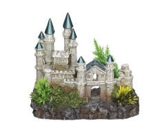 Nobby castello con piante acquario decorativo, 18.2 x 11.5 x 15.5 cm
