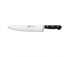 Arcos Serie Clasica - Coltello da Chef Coltello da Cucina - Acciaio Inossidabile Forgiato Nitrum 260 mm - Manico Polioxymetilene (Pom) Colore Nero