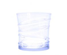 Quid 7069154 Set di 3 tazze Anello Basso Forma Cancella trasparenti di vetro, 32 cl