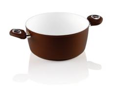 Bialetti Y0CWLS0002 Ceramic Ok - Pentola alta, 20 cm x 8 cm, rivestimento in ceramica e adatta allinduzione