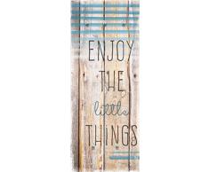 Eurographics Enjoy The Little Things guardaroba da parete guardaroba, colore: marrone, 50 x 125 cm