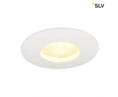 Luce esterna SLV LED Out 65 tondo incasso, 38 LAUREA, COB, 3000 K, IP65, molle di clip, bianco 114461