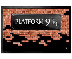 1art1 Mure di Mattoni - Binario 9 3/4 Zerbino (60 x 40cm)