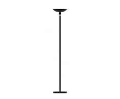 Lampada Da Terra Venice Black, Lampada A Piantana Altezza 181 cm, Lampada Da Terra Salotto Ufficio Casa Cucina Colore Nero