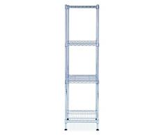 Alba mobi2l Scaffale per ufficio metallo metallico, Metallo, metallico, 375 x 640 x 1325 cm