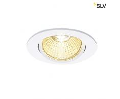 SLV New TRIA - Lampada da soffitto a LED da interni, 1800-3000 K, 7,2 W, in alluminio, 7,3 W, colore: Bianco