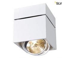 SLV, Lampada da soffitto Kardamod, quadrata, max. 75 W, Bianco (weiÃ)