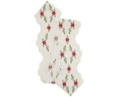 2.4 x 19,3 centimetri Spitze Planner Natale anello pizzo a forma di stella, / Vino Bianco Sporco bordeaux
