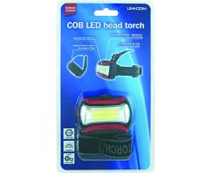 uni-com COB torcia da testa, altri, nero,