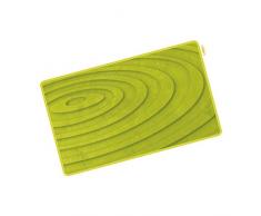 Ushuaia 6GMB240 Hanoi - Tappetino per Sala da Bagno, in Poliestere, 45 x 75 cm, 100% Poliestere, Verde, 45 x 75 cm