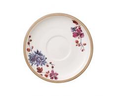 Villeroy & Boch Artesano ProvenÃ§al Lavanda Piattino, 16 cm, Porcellana Premium, Bianco/Multicolore