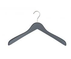 Wenko 64125100 - Gruccia New York, in Legno, 44, 5 x 25 x 4, 6 cm, Colore: Grigio