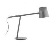 Normann Copenhagen Momento - Lampada da tavolo in acciaio, 44 x 51 16,5 cm, colore: Grigio