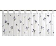 Elbersdrucke Tendina da bistrò Lavender 10, 48 x 140 cm, Semitrasparente