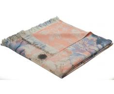 biederlack Denim Plaid Coperta, Misto Lana, Multicolore, Matrimoniale, 180x130x1 cm