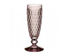 Villeroy & Boch Boston Coloured Calice da Spumante Rose, 150 ml, Cristallo, Rosa