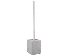 Bianco//Grigio Moby Resina termopl/ásticas Gedy Scopino WC 10.9/ x 11.1/ x 37.8